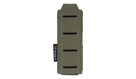 IDOGEAR open-top laser-cut single pistol mag pouch in ranger green product photo