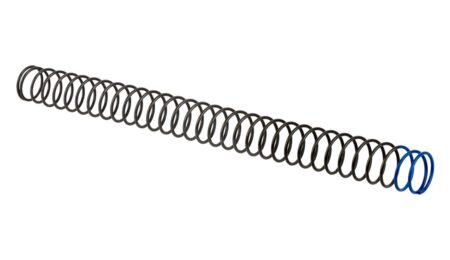 Sprinco Blue enhanced power AR-15 carbine buffer spring with blue color-coded end